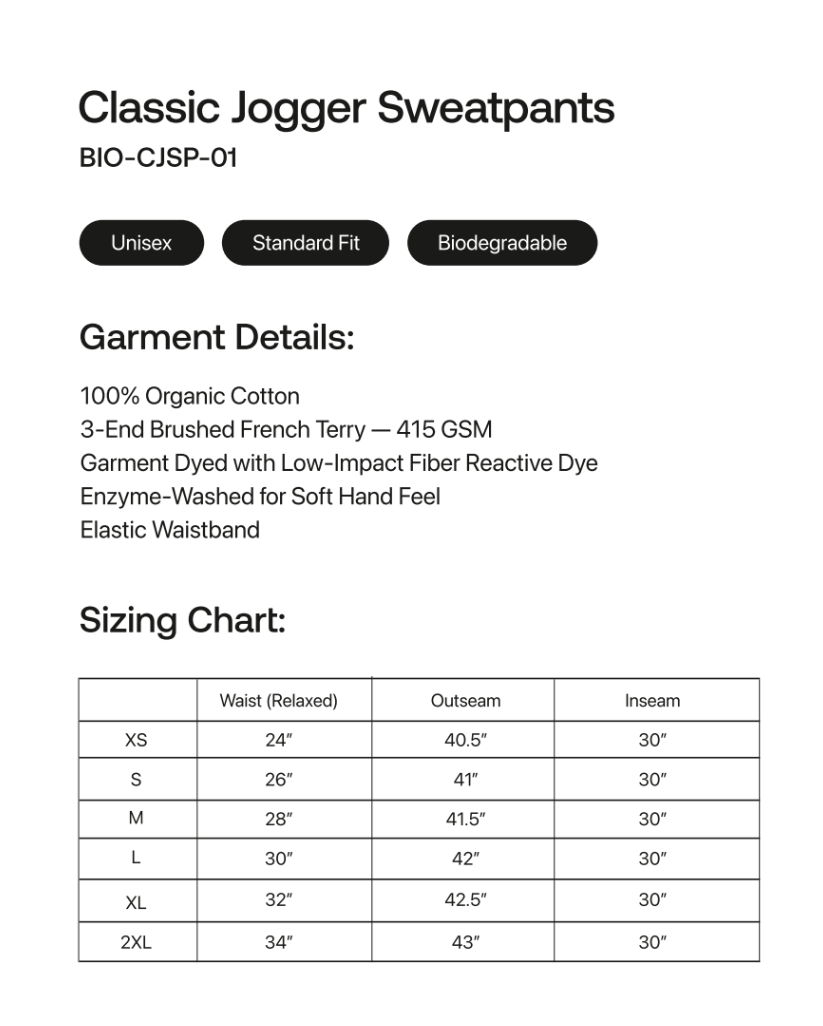 Classic Cream Joggers