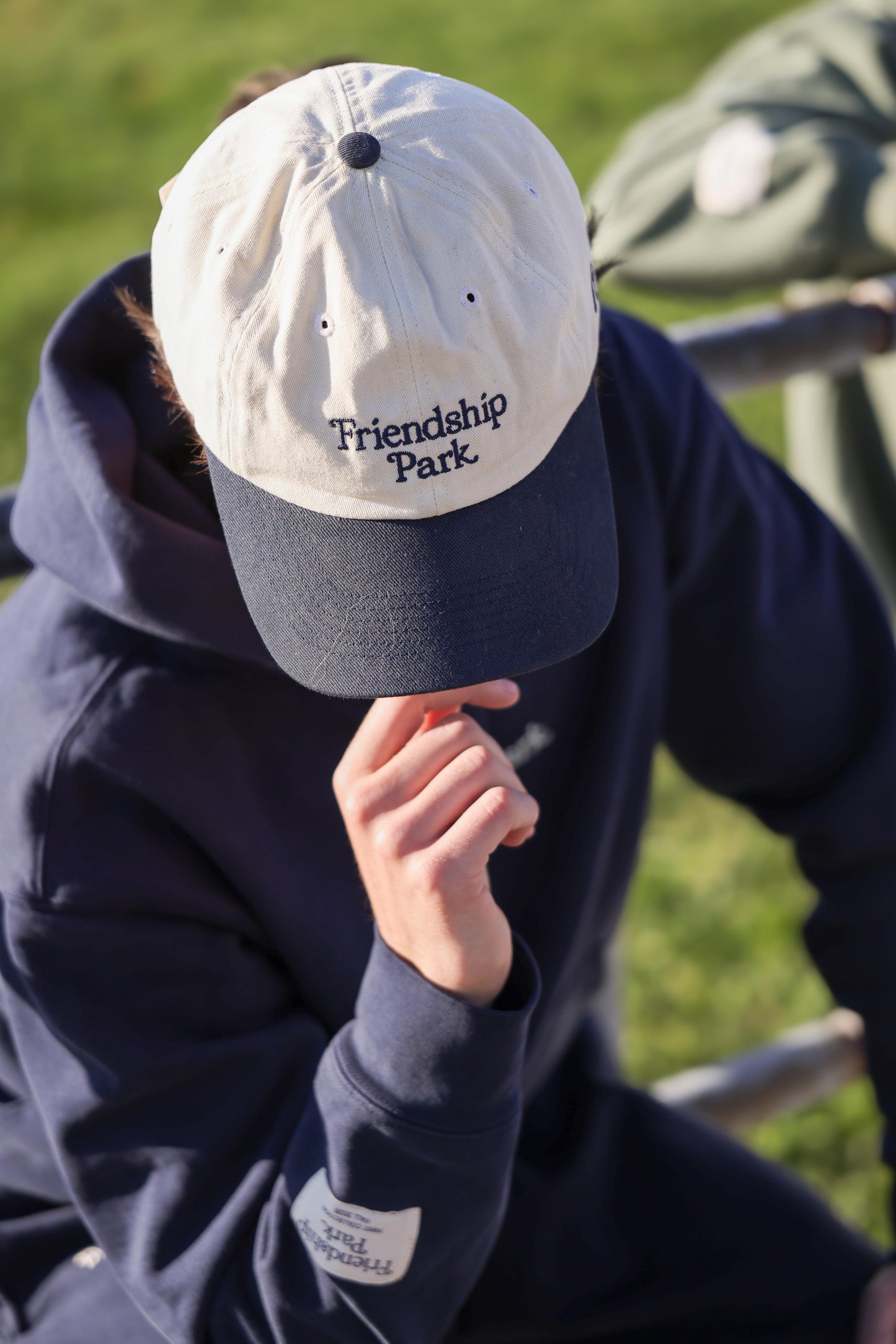 Navy & Cream Dad Hat