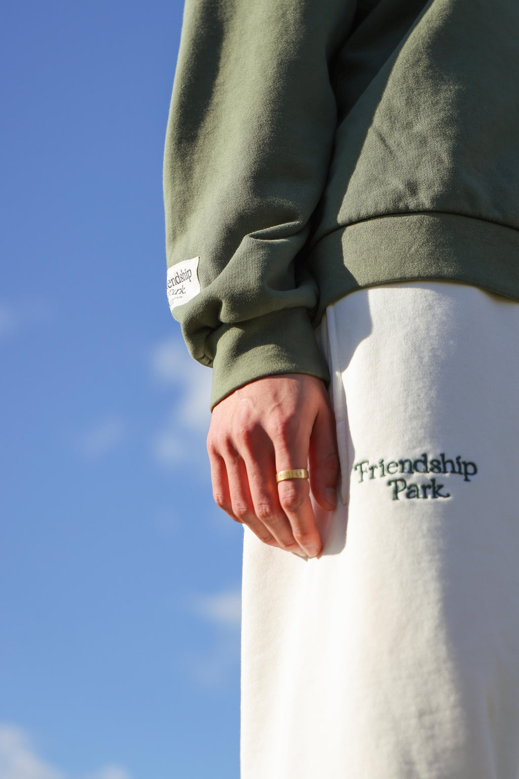Classic Cream Joggers
